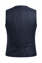 Navy Blue Vest - Back