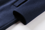 كم المعطف Navy Blue
