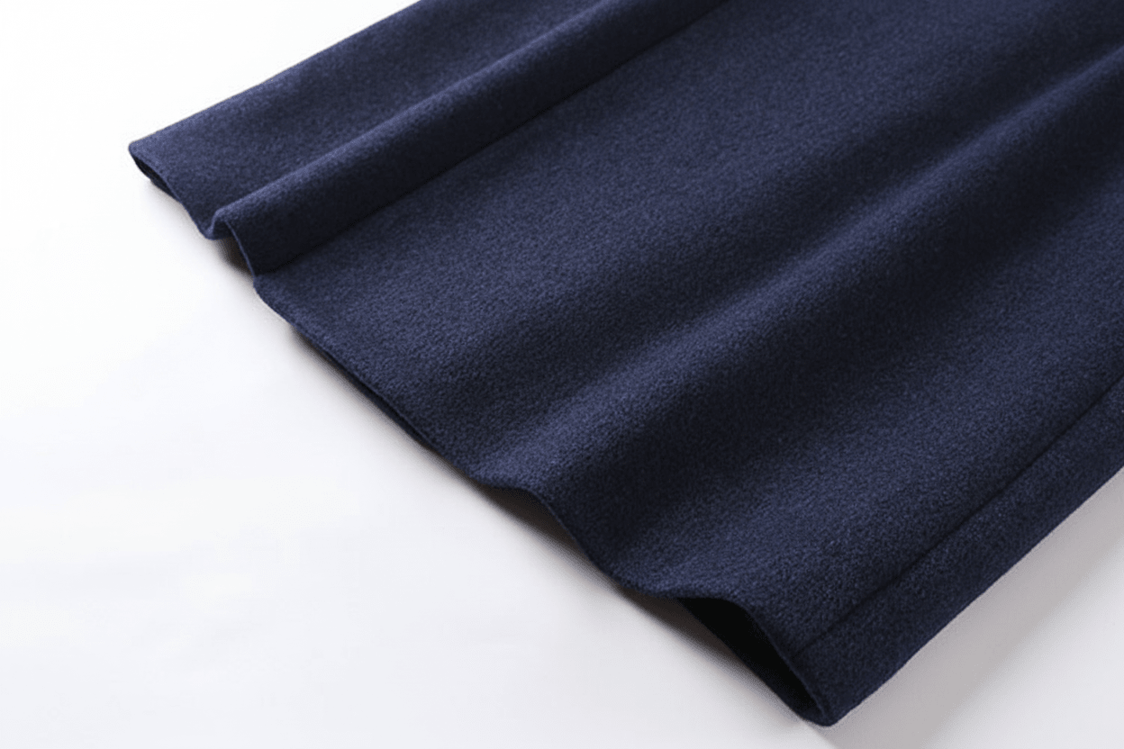 تفصيل قماش المعطف Navy Blue