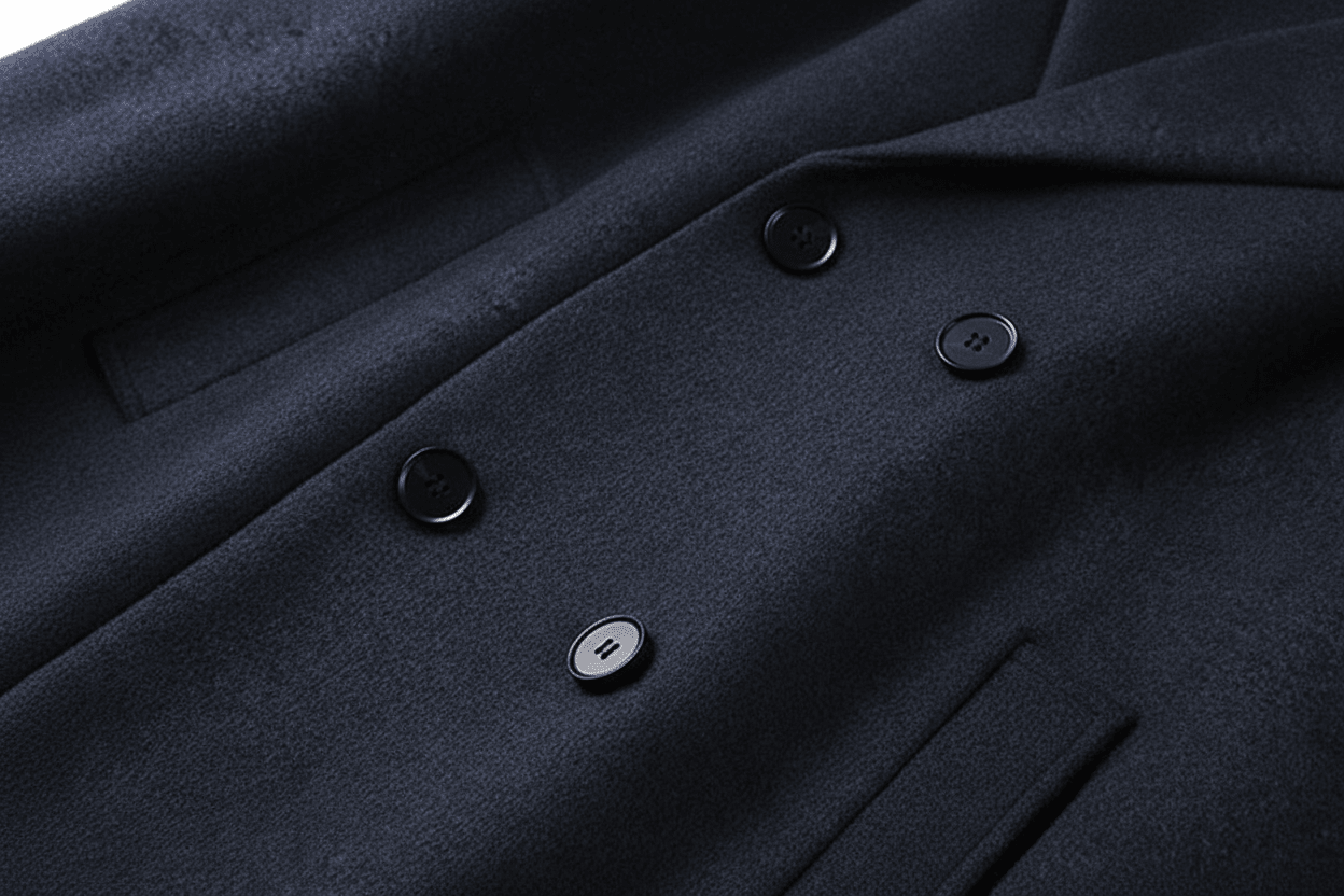 أزرار المعطف Navy Blue