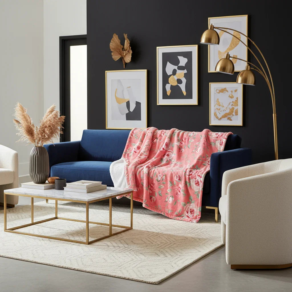 Navy Sofa