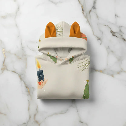 Neatly folded sweatshirt display