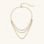 Necklace White Background Top View