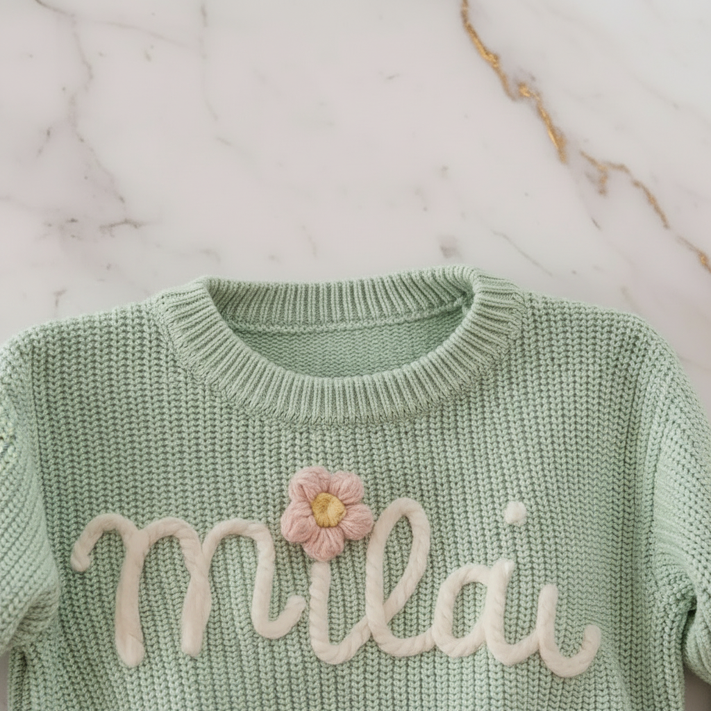 Neckline and collar detail