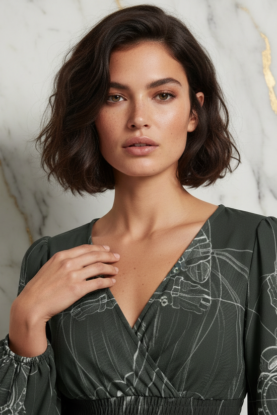 New model close-up shot