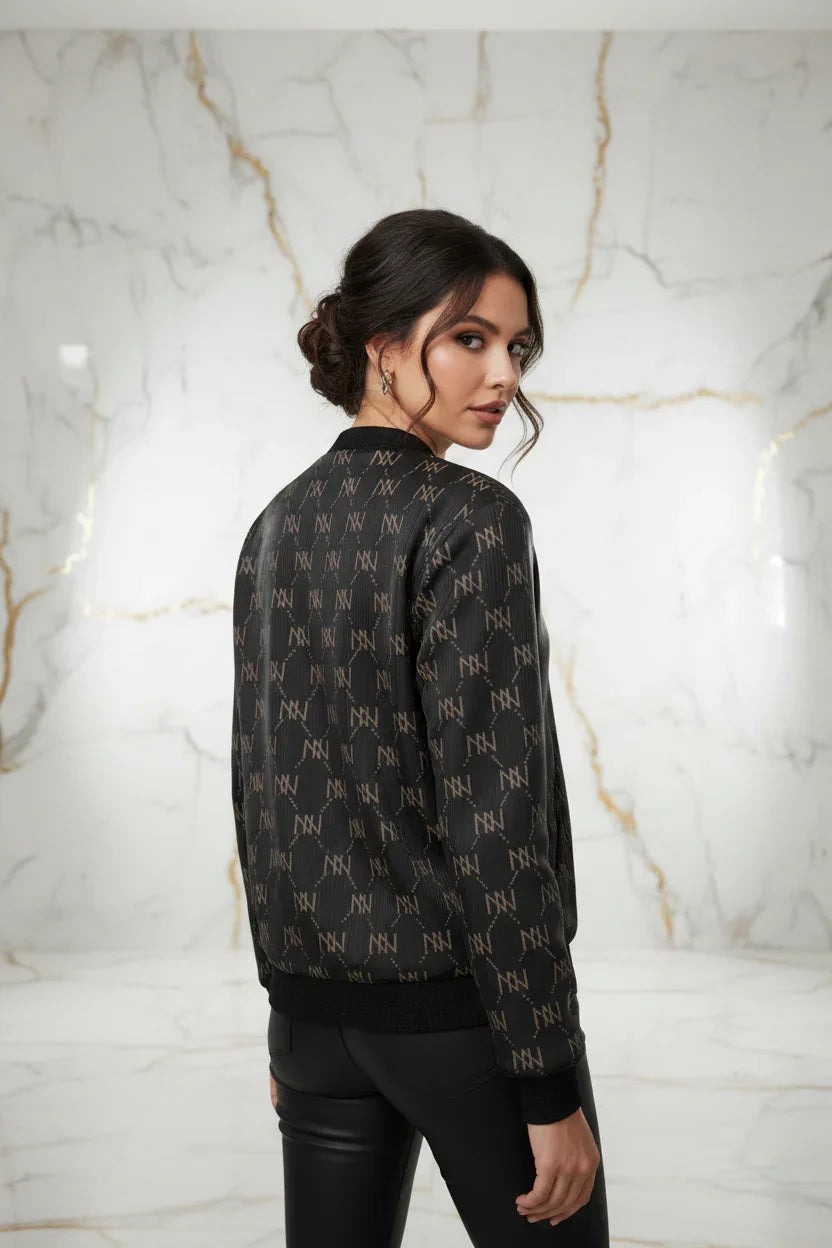 جاكيت بومبر بنمط NN - منظر خلفي