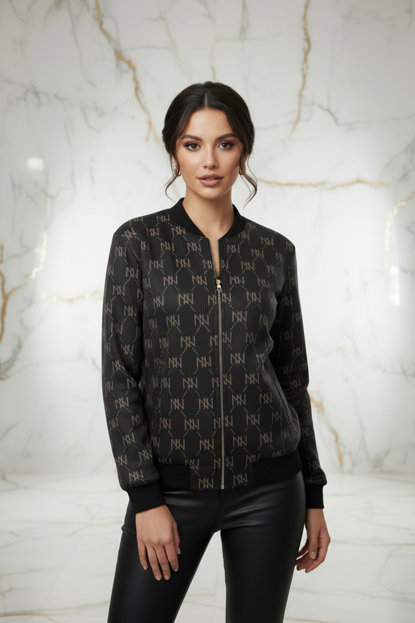 جاكيت بومبر NN - منظر أمامي