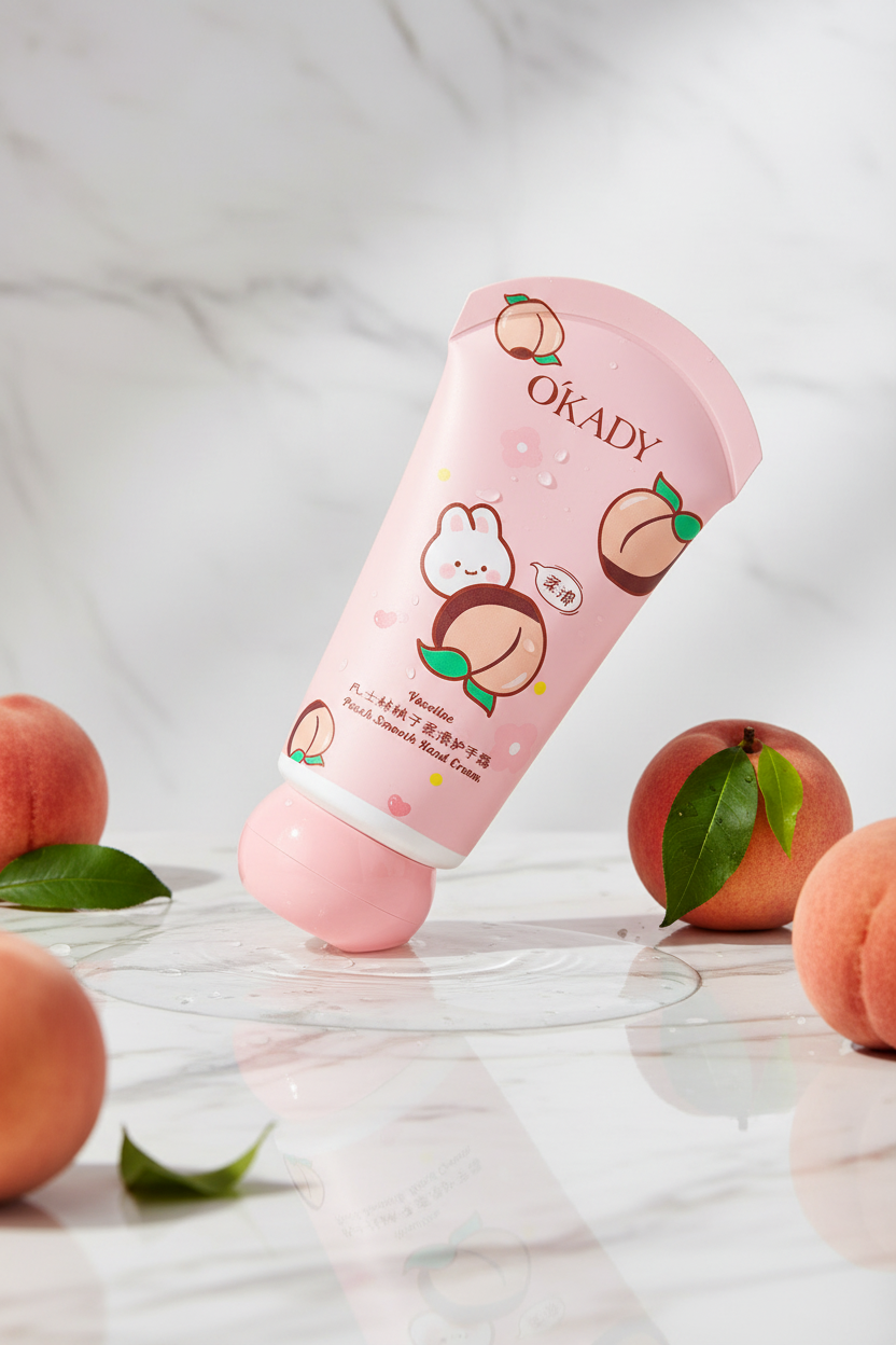 OKADY Peach Hand Cream - Portrait