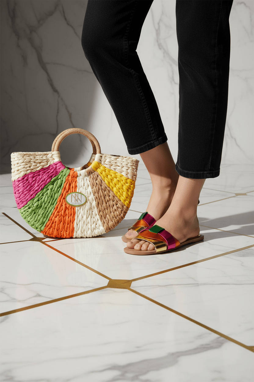 One Foot Forward with Bag