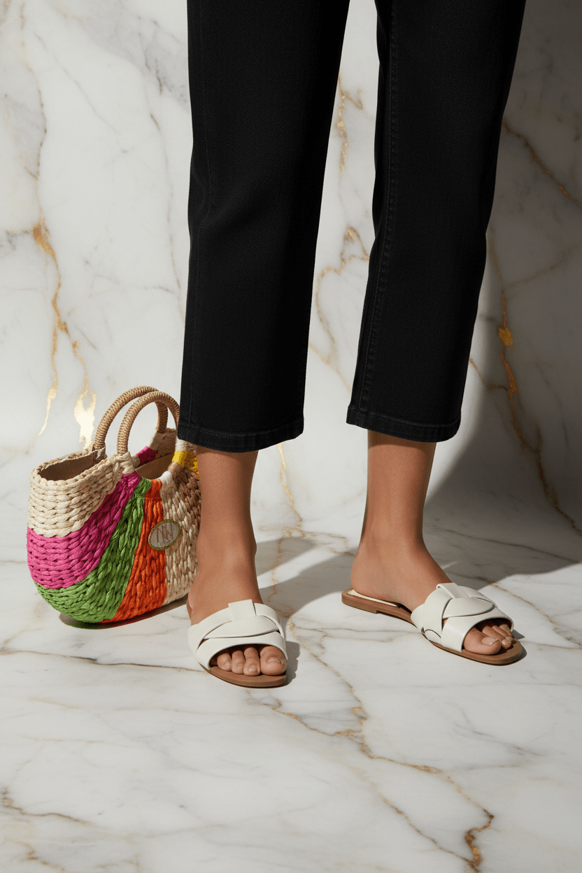 One Foot Forward with Bag