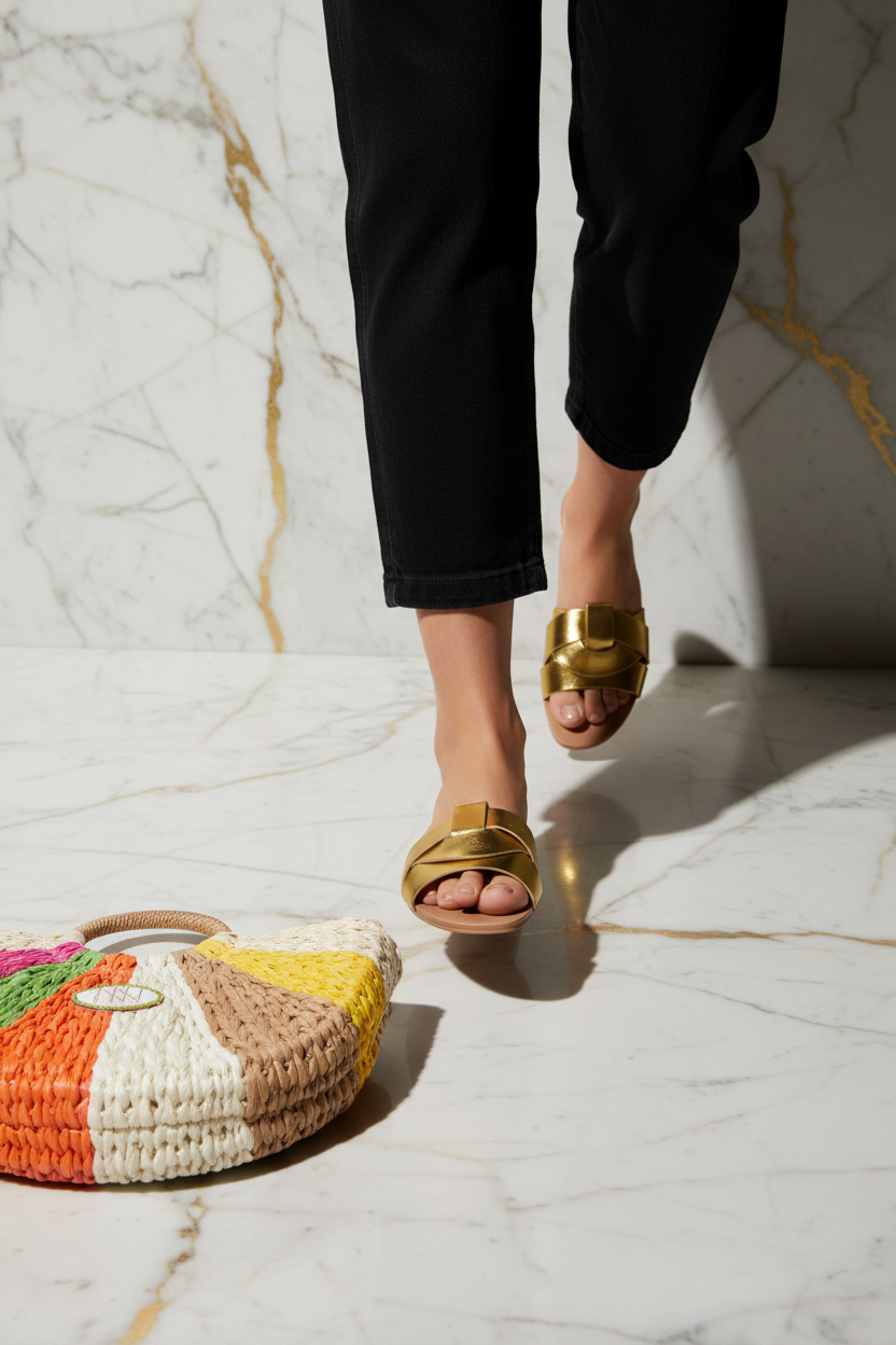 One Foot Forward with Bag