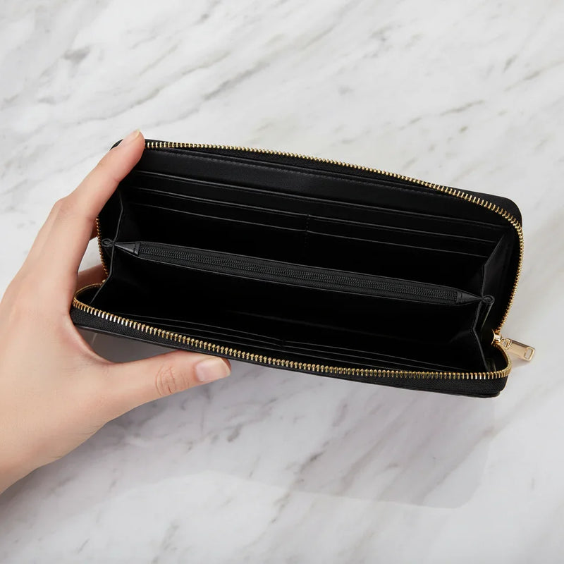 Open wallet showing interior