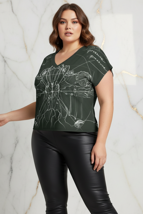 Opposite Angle with Black Leggings