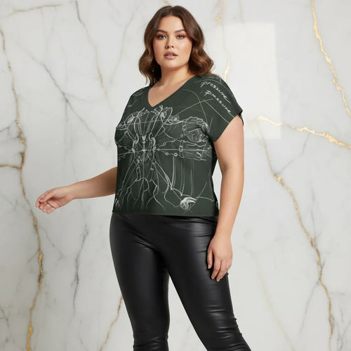 Opposite Angle with Black Leggings