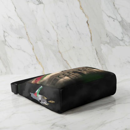 Opposite side view on marble