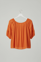 Orange Blouse Hanger Back View