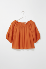 Orange Blouse Hanger Front