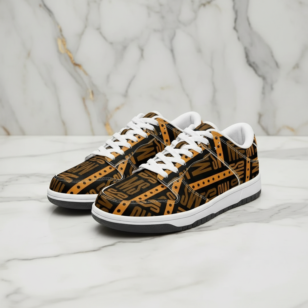 Orange Me Dunk Front Angle