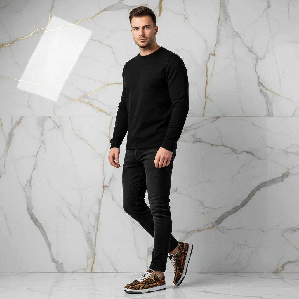 Orange Me Dunk Marble Diagonal