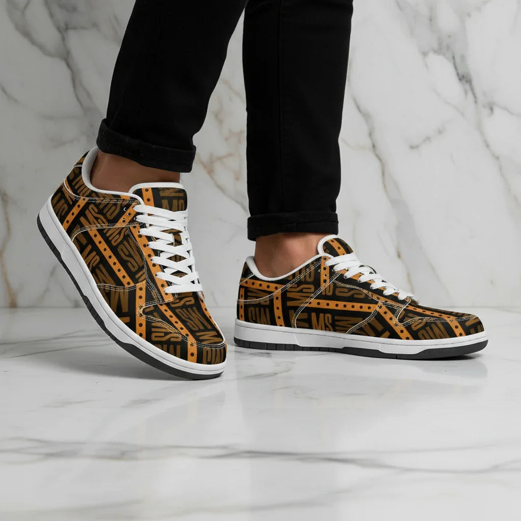 Orange Me Dunk Marble Flex Detail