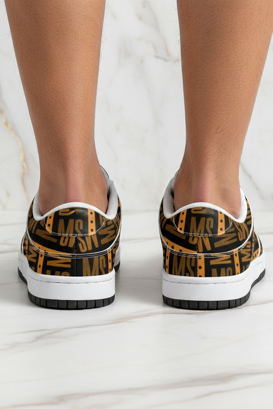 Orange Me Dunk Marble Rear View