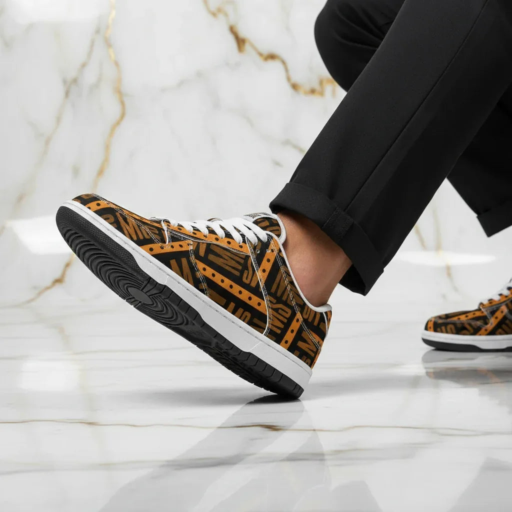 Orange Me Dunk Marble Sole View