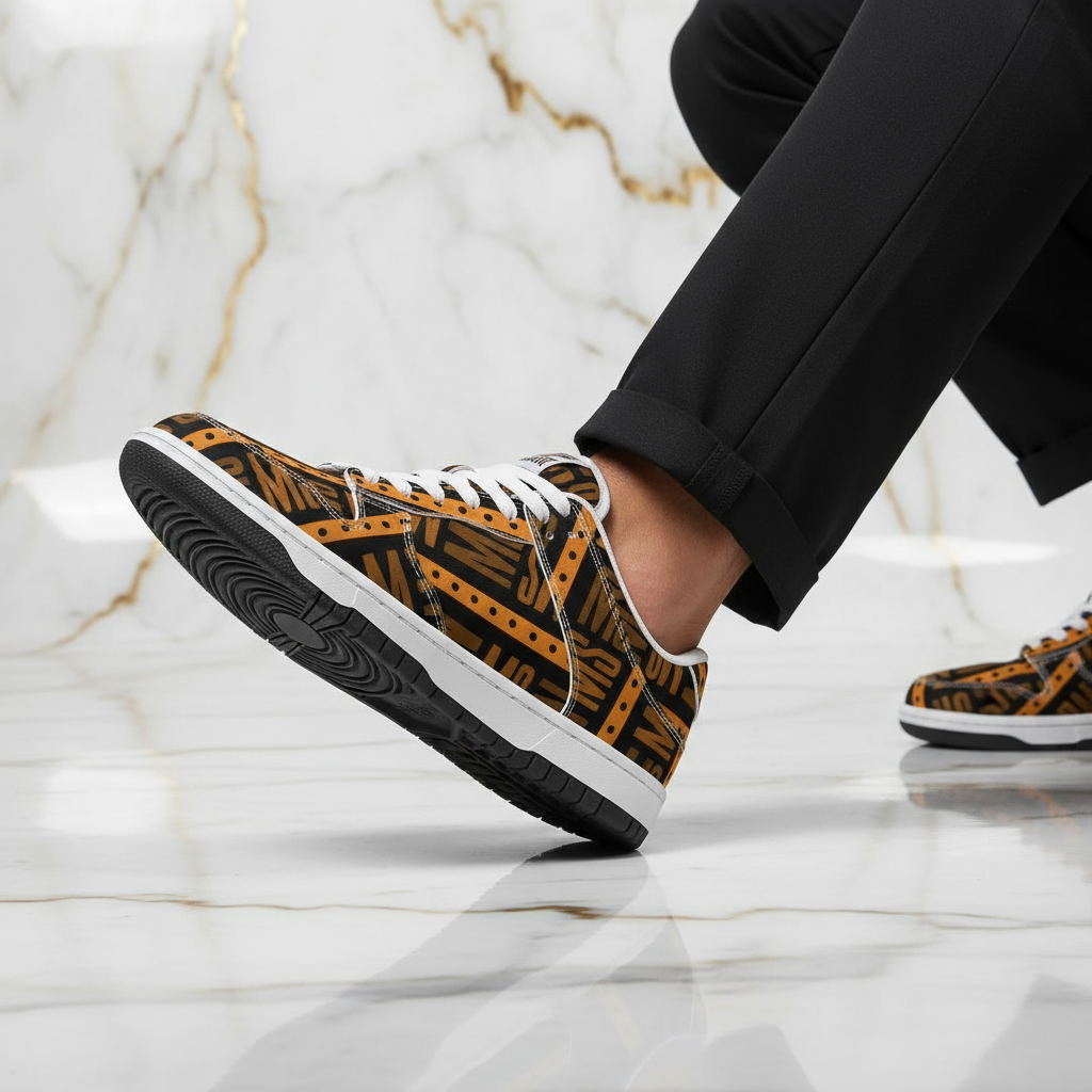 Orange Me Dunk Marble Sole View