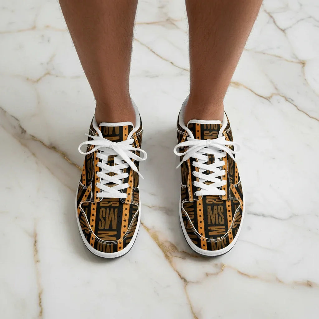 Orange Me Dunk Marble Top View