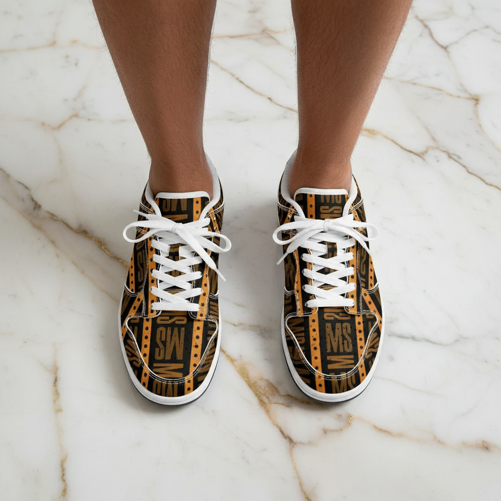 Orange Me Dunk Marble Top View