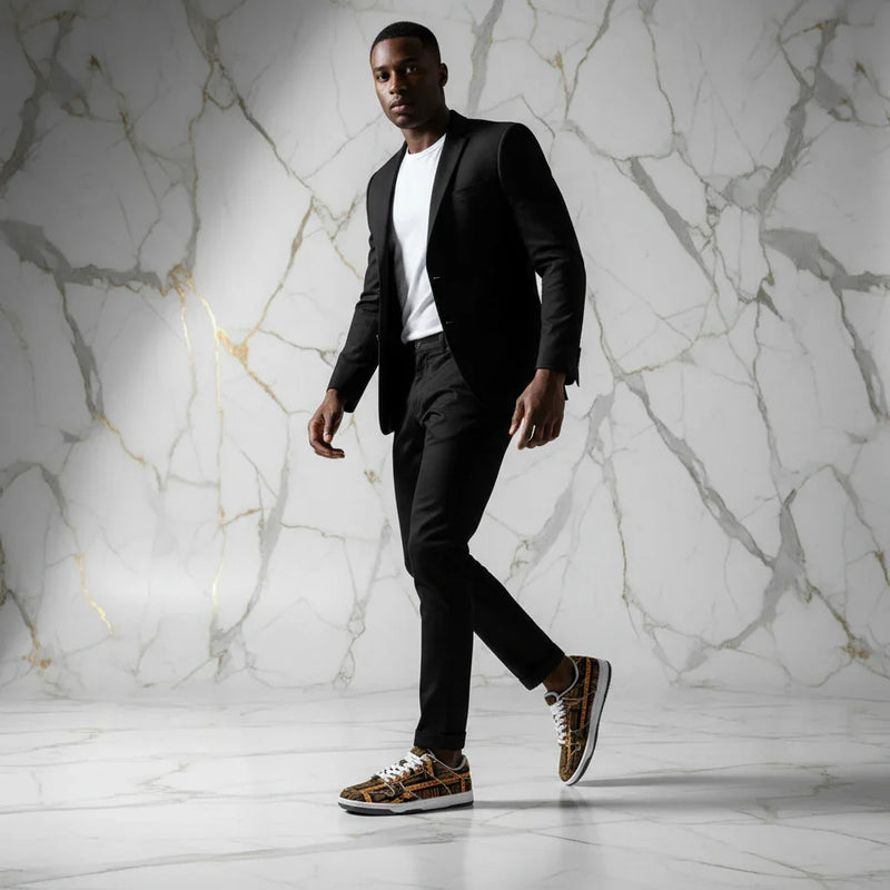 Orange Me Dunk Marble Walking