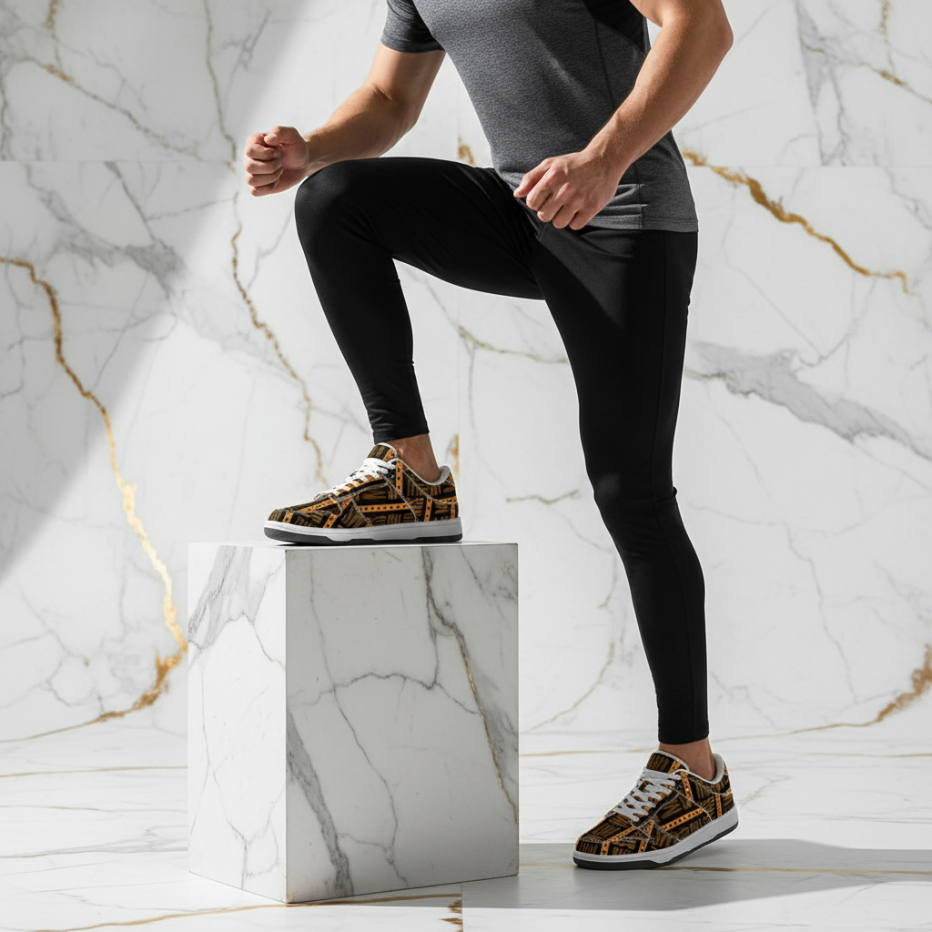 Orange Me Dunk Men Training Step-Up