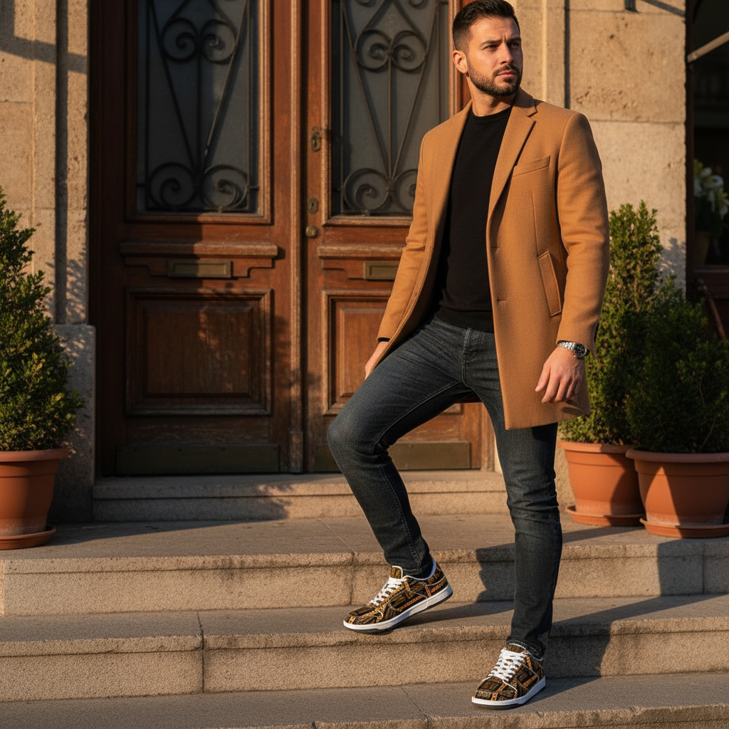 Orange Me Dunk on Steps