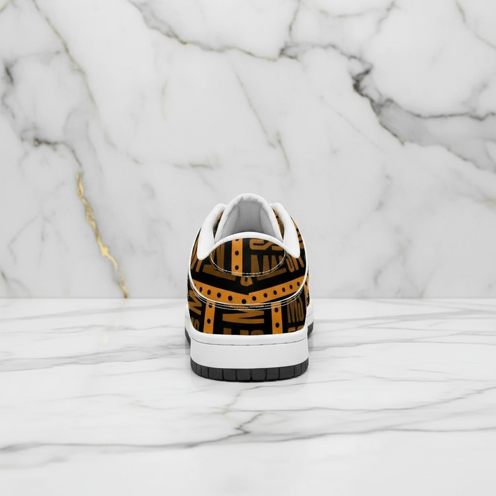 Orange Me Dunk Rear View