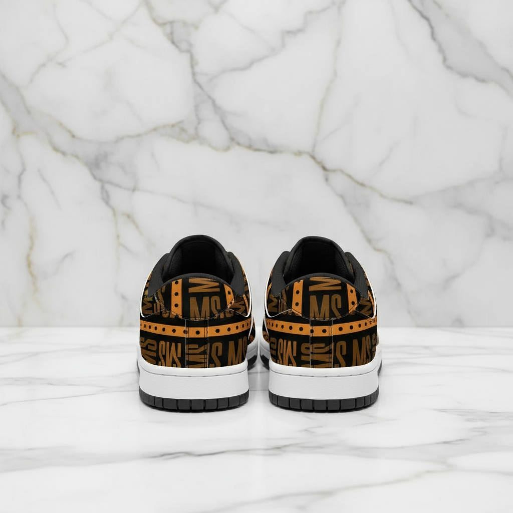 Orange Me Dunk Rear View