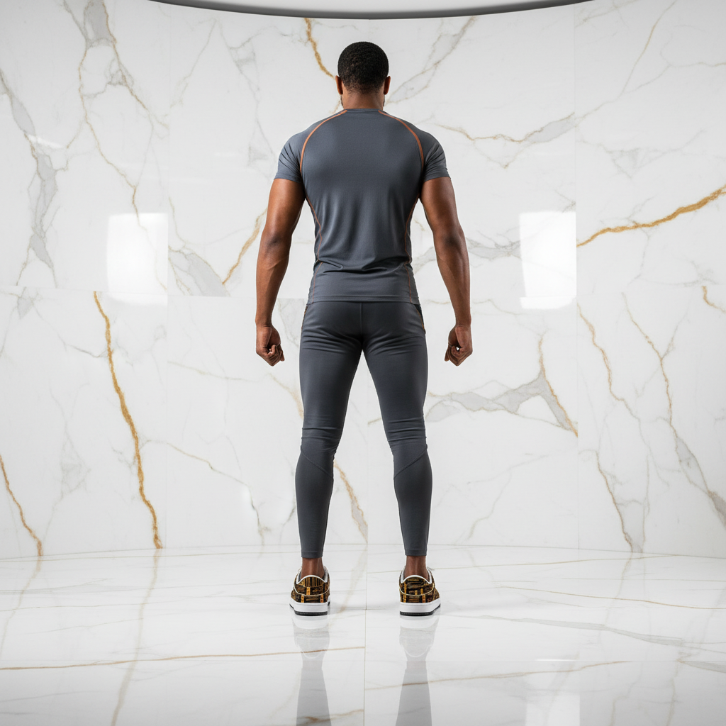 Orange Me Dunk Sportswear Rear View