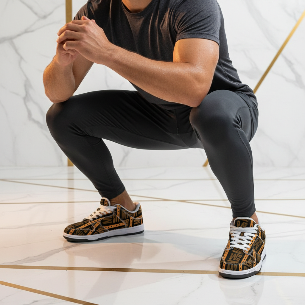 Orange Me Dunk Training Squat