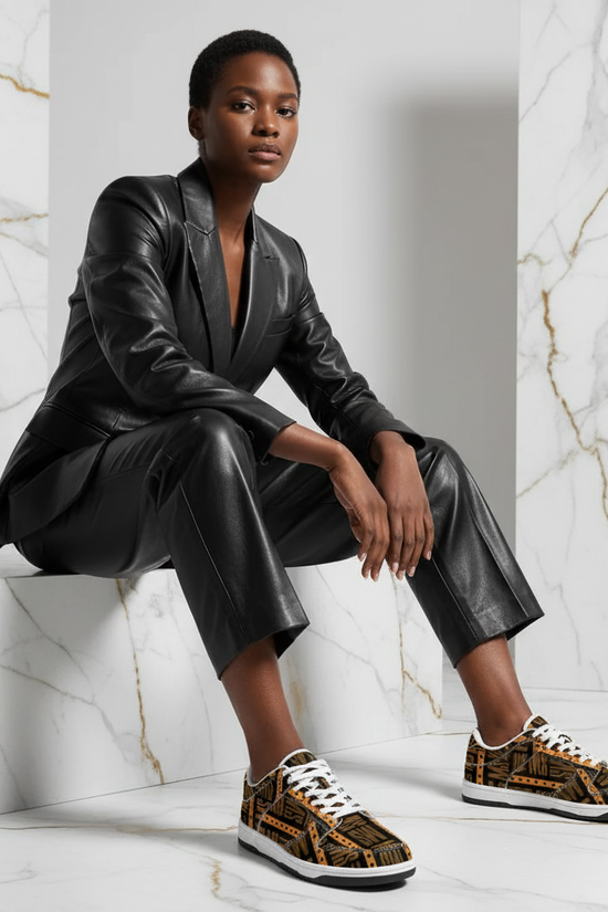 Orange Me Dunk Women Marble Seated