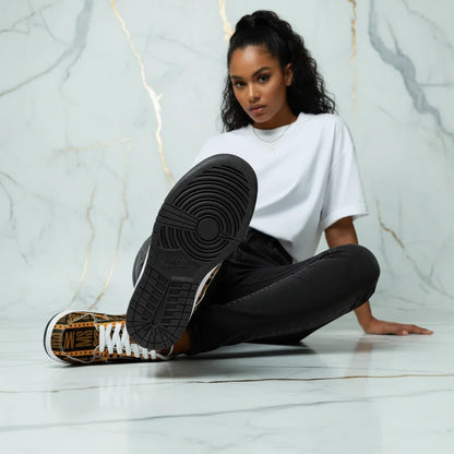 Orange Me Dunk Women Marble Sole View