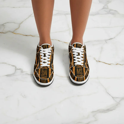 Orange Me Dunk Women Marble Top View