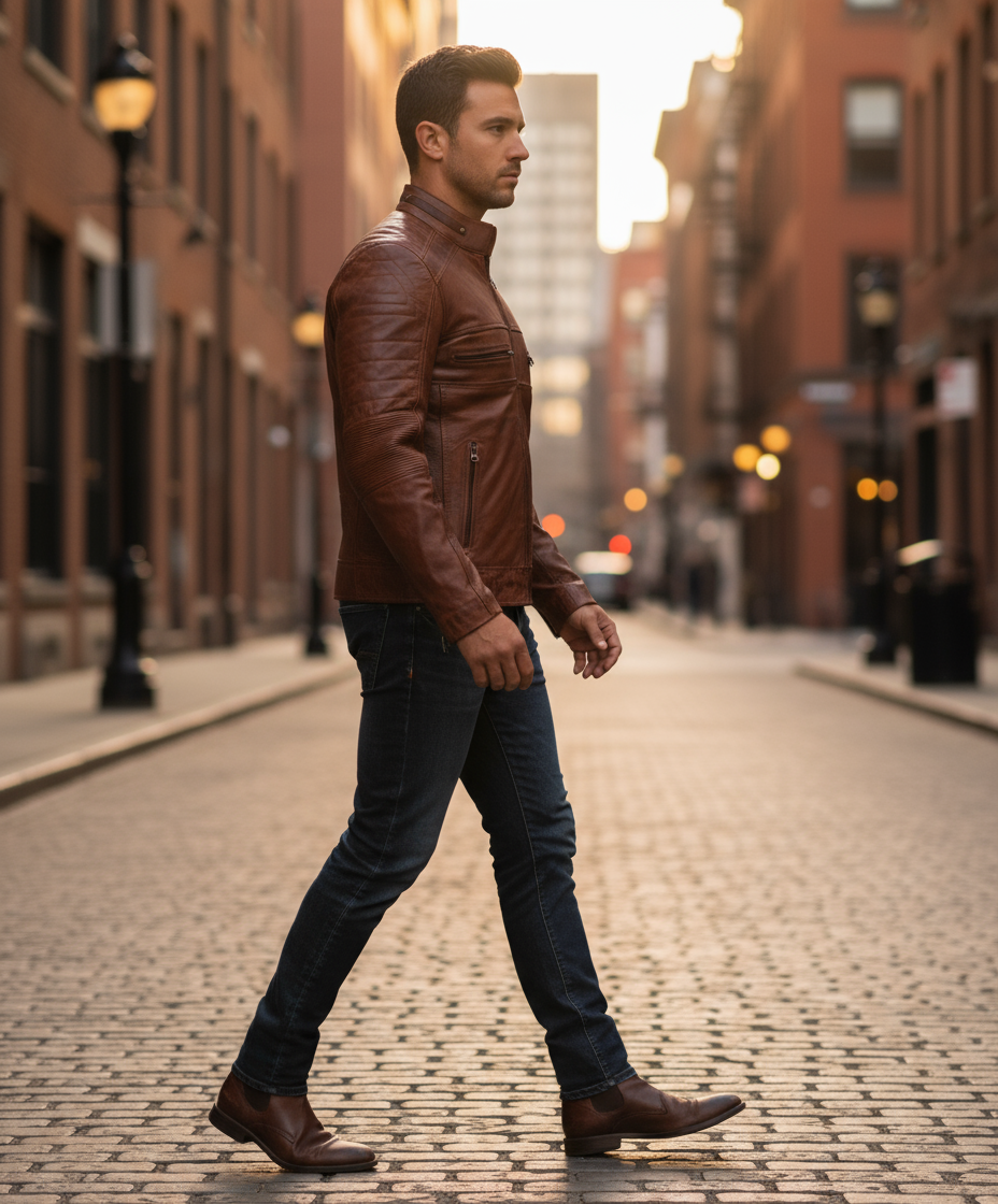 Outdoor golden hour shot