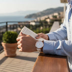 Outdoor terrace afternoon light