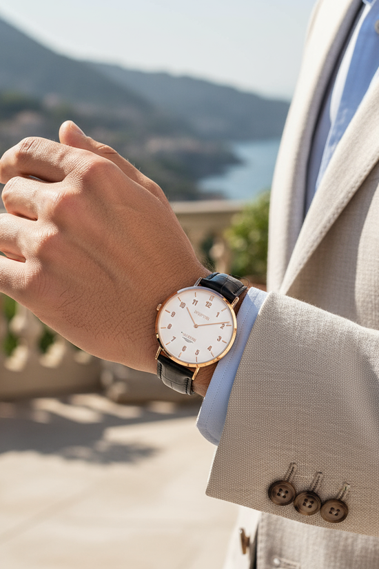 Outdoor terrace afternoon light