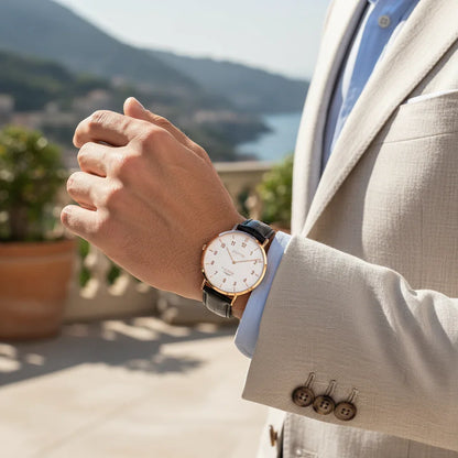 Outdoor terrace afternoon light