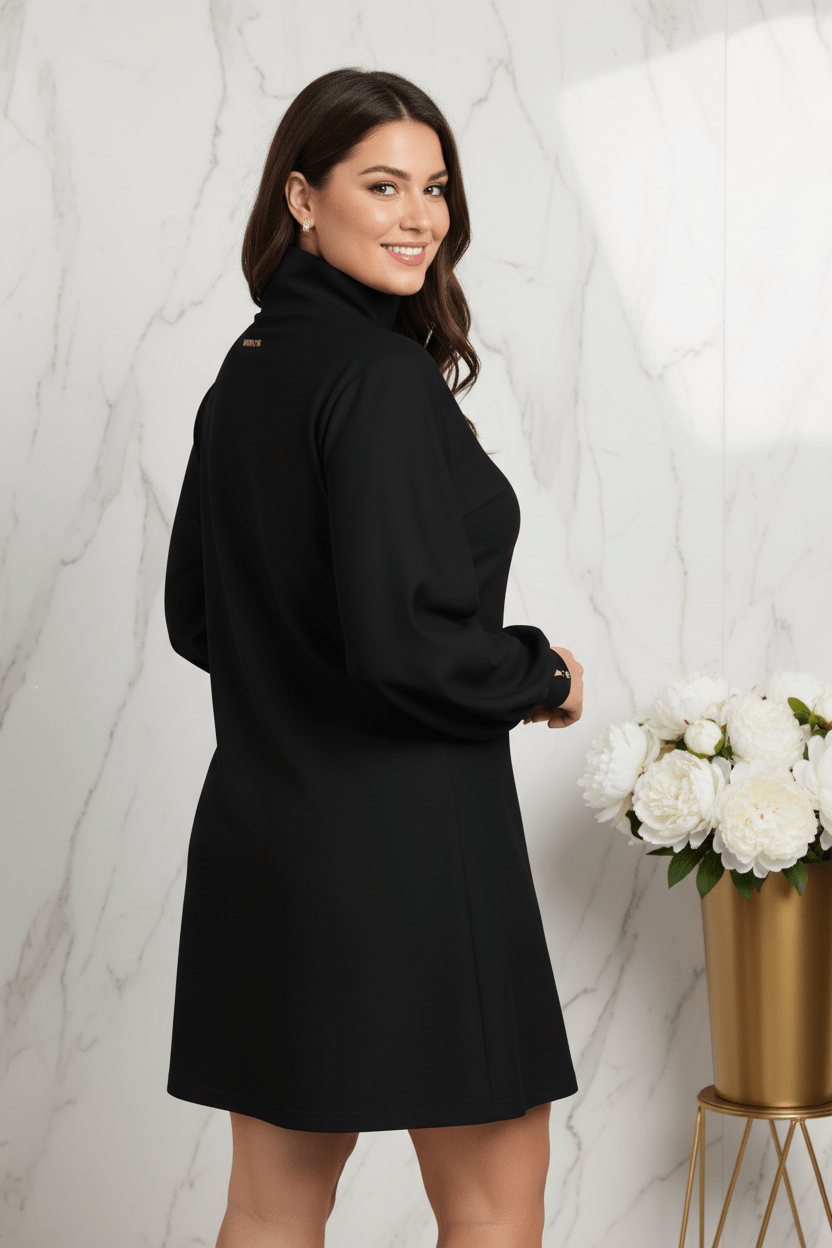 Over shoulder smile
