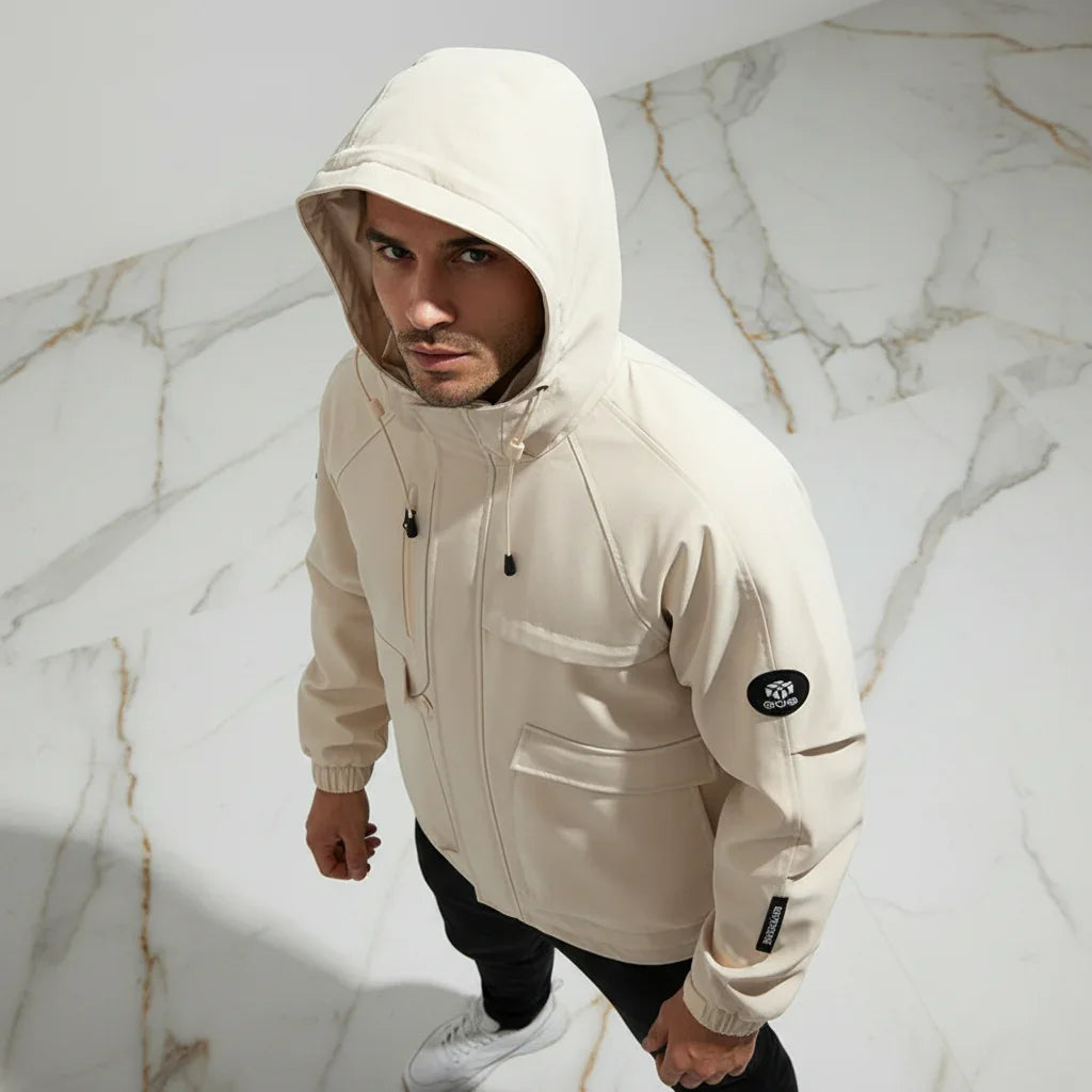 Overhead angled perspective