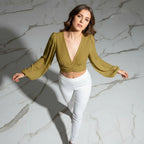 Overhead angled shot showing full outfit