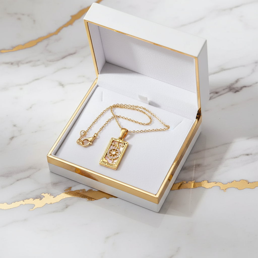 Overhead flat lay in box