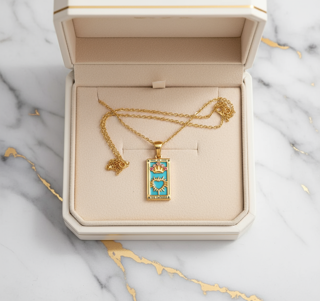 Overhead flat lay in box