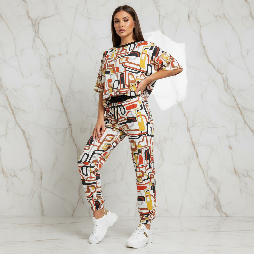 Oversized three-quarter front