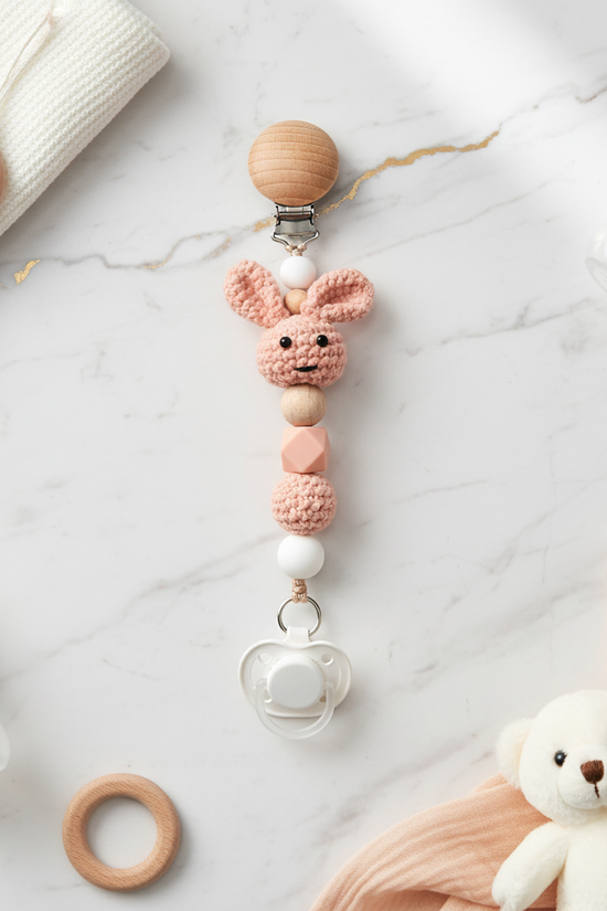 Pacifier Clip with Pacifier 1